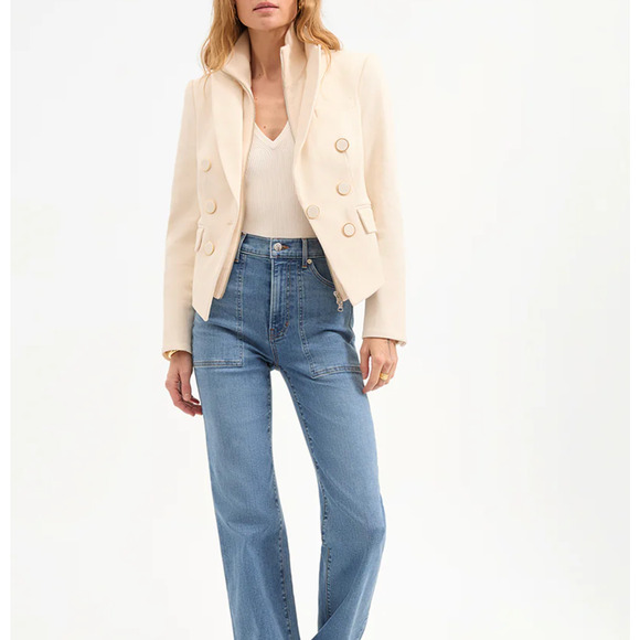 Veronica Beard Diego Dickey Jacket Ecru US 10 - Picture 3 of 11
